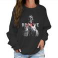 Antichrist Jesus Skull Believe Atheist Women Sweatshirt