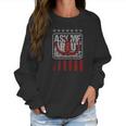 Ask Me About Horseshoe Pitching Ringer Women Sweatshirt