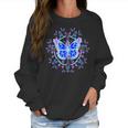 Butterfly Fantasy With Datura Bloom Mandala Design For Women Women Sweatshirt