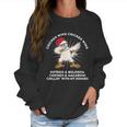 Chicken Wing Chicken Wing Song Lyric Hot Dog Bologna Women Sweatshirt