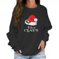 Christmas Tito Claus Matching Pinoy Pajama Santa Hat Women Sweatshirt