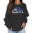 Classic Sixties Muscle Car Funny Hot Rod Cartoon V2 Women Sweatshirt