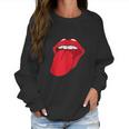 Cool Lips Bite Kiss Me Red Lips Mothers Day Gift Women Sweatshirt