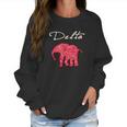 Womens Delta Elephant Crimson Designs Women Sweatshirt