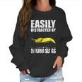 Easily Distracted By Banana Slugs Women Sweatshirt