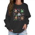 Emoji Christmas Funny Women Sweatshirt