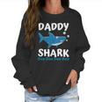 Fathers Day Gift From Wife Son Daughter Daddy Shark Doo Doo Women Sweatshirt