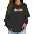 Funny Beekeeping Peace Love Honey Bee Women Sweatshirt