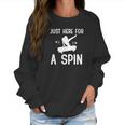 Funny Gymnastic Pommel Horse Here For A Spin Women Sweatshirt