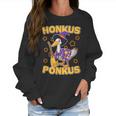 Funny Halloween Honkus Ponkus Duck Women Sweatshirt