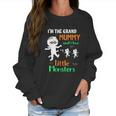 I Am The Grand Mummy And I Love My Little Monsters Grandma Women Sweatshirt