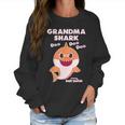 Grandma Shark Doo Doo Doo Baby Shark Nana Women Sweatshirt