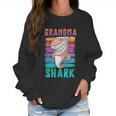 Grandma Shark Funny Retro Vintage Grandmother Women Sweatshirt