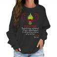 Grinch Wife Dear Husband Women Sweatshirt