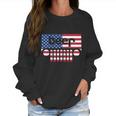 Jeep Beer American Flag Jeep And Beer Shirt Women Sweatshirt