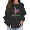 Jeep Wave Flamingo Women Sweatshirt