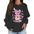 Kawaii Pastel Goth Cute Creepy Rabbit Menhera Occult Bunny Men Women T-Shirt Graphic Print Casual Unisex Tee Women Sweatshirt