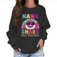 Nana Shark Gift Doo Doo Doo Women Sweatshirt