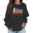 Ninja Warrior Big Sister Fun Family Women Sweatshirt