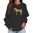 Palomino Light Chestnut Flaxen Arabian Horse Lover Women Sweatshirt