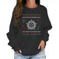 Pentagram Ugly Christmas I Sam Dean Ugly Sweater Women Sweatshirt