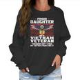 Proud Daughter Of A Vietnam Veteran Patriotic Family Women Sweatshirt