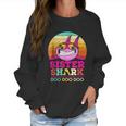 Retro Vintage Sister Shark Doo Doo Doo Women Sweatshirt