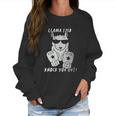 Retta Llama Said Knock You Out Ladies Women Sweatshirt