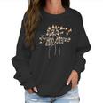 Rough Collie Flower Fly Dandelion Dog Rough Collie Floral Women Sweatshirt