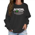 Sancho Claus Funny Christmas Women Sweatshirt