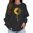 Share The Love Sunflower Sign Language Women Sweatshirt