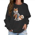 Shiba Inu I Love Mom Tattoo Dog Women Sweatshirt