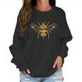 Steampunk Bee Mechanical Steam Powered Gears To Fly Women Sweatshirt