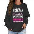 Vietnam Veteran Daughter Cute Gift Raised By My Hero Graphic Design Printed Casual Daily Basic Women Sweatshirt