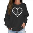 Vietnam War Veteran Daughter Son Heart Military Soldier Vet Women Sweatshirt