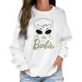 Barbie 60Th Anniversary Gold Glasses Women Sweatshirt