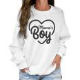 Creeper Mamas Boy Cute Funny Sarcastic Shower Baby Women Sweatshirt