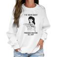 Daria I Have Been Busy Text Women Sweatshirt