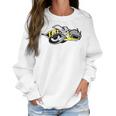 Dodge Super Bee Biene Muscle Car Graphic Design Printed Casual Daily Basic Women Sweatshirt