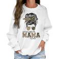 Glitter And Dirt Mama Of Both Leopard Camo Mothers Day Gift Women Sweatshirt