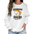 Grandma Shark For Mommy Grandmother Women Sweatshirt