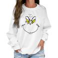 Grinch Face Grinch Christmas Women Sweatshirt