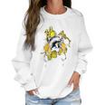 Womens Harry Potter Urban Elegance Hufflepuff Badger Women Sweatshirt