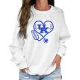 Heartbeat Love Kentucky Wildcats Nurse Women Sweatshirt