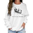 James Joyce X Ernest Hemingway Drunken Shenanigans Painting Classic Women Sweatshirt