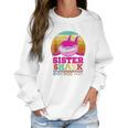 Kids Sister Baby Shark Women Sweatshirt