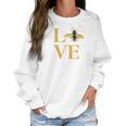 Love Bees Beekeeper Gift Cute Honey Bee Women Sweatshirt