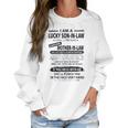 I Am A Lucky Son In Law I Have Fraking Awesome Mother In Law Women Sweatshirt