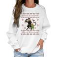 Merry Krampus Funny Ugly Christmas Women Sweatshirt