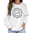 Messy Bun Coffee Run Gangsta Rap Mom Life Women Sweatshirt